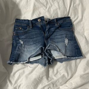 Wbb ymi brand jean shorts darker denim high rise size 7/28
